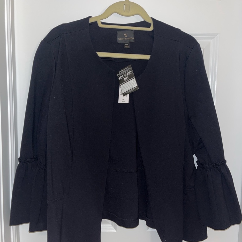 Worthington BRAND NEW Black Blazer